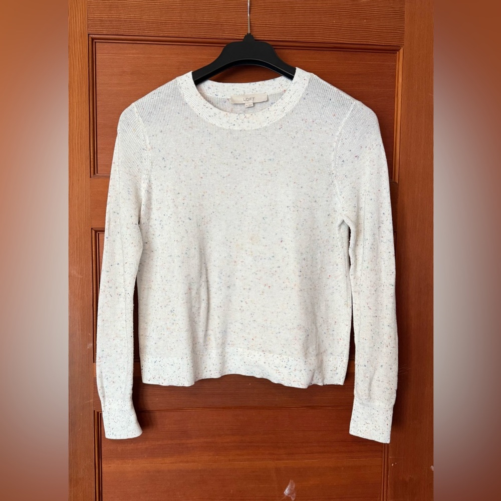 LOFT / cotton
Multicolor Speckled Sweater